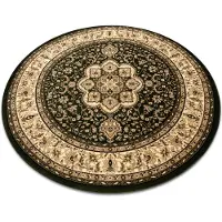 Rugsx Alfombra ROYAL ADR circulo modelo 521 verde circulo 150 cm