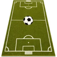 Rugsx Matto MUNDIAL Jalkapallokenttä, jalkapallo - vihreä
