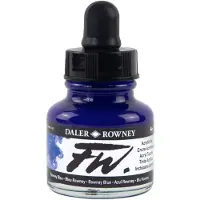 Daler Rowney DR FW akryylimuste 29.5ml 119 Rowney blue