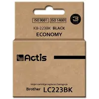 Actis Mustepatruuna - - KB-223BK - Yhteensopiva Brother LC223BK - Musta - 16 ml