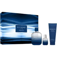 Kenneth Cole Mankind Rise 3 kpl lahjasetti miehille, eukalyptus-, inkiv ri- ja santelipuutuoksuja, 3,4 fl oz ja 0,5 fl oz Eau de Toilette -suihk