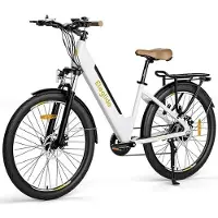 Eleglide Sähköpyörä - - T1 Step-Thru - 27,5 tuumaa - 36 V 13 Ah - Toimintamatka 100 km