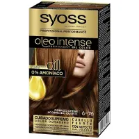 Syoss Voimakas väritysöljy ilman ammoniakkia 6.76-Amber Copper 5 Pieces