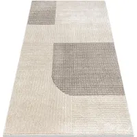 Rugsx Alfombra FUSION 0805 crema / beige - Geométrica, moderna, abstracta 120x170 cm