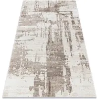 Rugsx BLISS Z165AZ128 alfombra crema / beige - Abstracción, moderna, estructural 80x150 cm