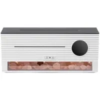 Melitt Rock Aromatherapy Essential Oil Diffuser Humidifier, Rock Flame Humidifier with Timer for Home,Office,Yoga