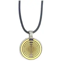 Zandona Lakhovsky MWO Necklace Multi-Waveoscillator Golden Plated Disc Pendant Necklace Balance B