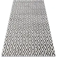 Rugsx Moderni matto MUNDO E0621 ulkokäyttöön beige / musta