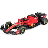 Bburago 1:43 SFR Ferrari -tiimin kilpa-auto (2023) kuljettajan kanssa
