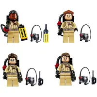 MaxPower 4 kpl Ghost Busters Mini Figuurit Ghostbusters Rakennuspalikat Lelut