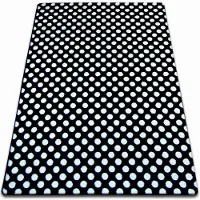 Rugsx Alfombra SKETCH - F764 negro/crema- Puntos 160x220 cm