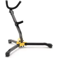Hercules Stands DS530BB altto-/tenorsaksofonin teline laukulla, musta