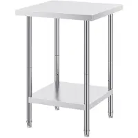 OEM Työtaso Keittiö Ruostumatonta Terästä--Valmistustaso-610 x 610 x 864 mm-3 Korkeudensäätötasoa