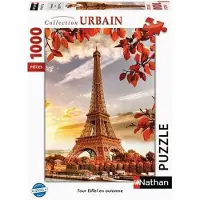 Nathan Palapeli - - Eiffel-torni syksyllä - 1000 palapeliä - 70 x 50 cm - Sekalaista