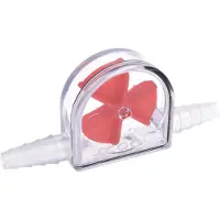 Alphacool Eisfluegel -virtausilmaisin, pleksi, 6-11mm, kirkas/punainen