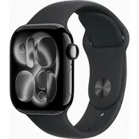 Apple Watch Series 11 GPS 46 mm Peilimusta-alumiinikuori MEUW4 S/M Musta urheiluranneke