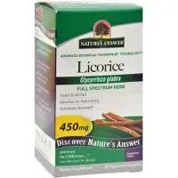 Natures Answer , Lakritsi, 450 mg, 90 Kasvissyöpöitä kapselia