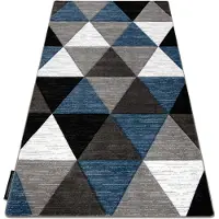 Rugsx Alfombra ALTER RINO Triángulos azul 180x270 cm
