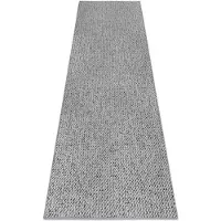 Rugsx Alfombra de pasillo CASABLANCA 920 gris 70x400 cm