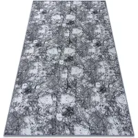 Rugsx Alfombra CONCRETE Hormigón gris 100x250 cm