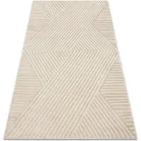 Rugsx Matot Matto BALANCE 1503 taupe - Geometrinen, rakenteell 120x170 cm