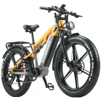 RANDRIDE Sähköpyörä - - YX80M-2 - Kaksoismootori 2000W - Akka 48V 20Ah - Renkaat 26x4,0