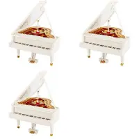 Melitt 3X Dancing Piano Music Box New Year Gift Present Girl'S Birthday Romantic Gift Musical Box Home Decor