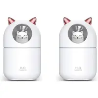 MaxPower 2 x söpö Cool Mist ilmankostutin yövalo Essential puhdas ilma vauvahuoneeseen Helppo puhdistaa Hiljainen toiminta