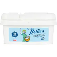 Nellie's Pyykkisooda - Tiivistetty pyykinpesujauhe - 200 pesukertaa - Hell varainen iholle ja ymp rist lle - Hajusteeton - (Valmistettu Kanadassa