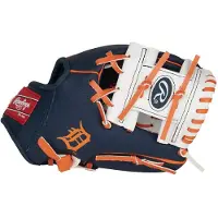 Rawlings MLB Team Logo Youth Glove Series Detroit Tigers Navy 10"