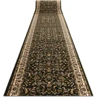 Rugsx Alfombra de pasillo HEAT-SET ROYAL ADR 1745 verde 120 cm 120x720 cm