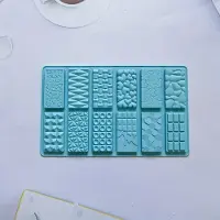 MaxPower Suklaalaatan muoto, 3D silikonimuotoSininen