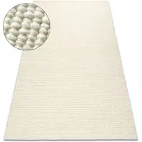 Rugsx NEPAL 2100 luonnollinen, kerma matto - villainen, kaksipuolinen