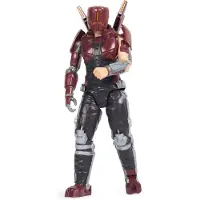 DC Comics Carapax Action Figuuri Punainen puku 12 tuuman yksityiskohtainen veistoksellinen asennossa Blue Beetle Movie Keräilyt Supersankari Lasten l