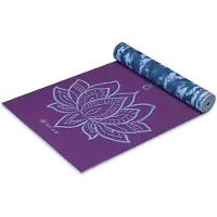 Gaiam -joogamatto, ensiluokkainen kuviollinen, kaksipuolinen, eritt in paksu, liukumaton liikunta- ja kuntomatto kaikenlaiseen joogaan, pilatessee