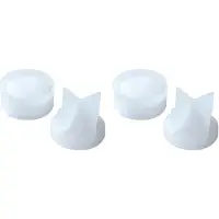 Typecat 2X Gypsum Candle Cup Silicone Mold DIY Cement Concrete Vase Mold Handmade Epoxy Resin Storage Box Ornaments