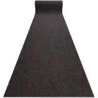 Rugsx Runner - Alfombrilla antideslizante GIN 7053 exterior, interior liverpool marrón 100 cm 100x210 cm