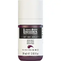 LIQUITEX Professional Soft Body akryylimaali 59 ml (2 oz) pullo, vaimennetun violetin v rinen