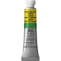 Winsor & Newton Professional -vesiv rimaalit, 5 ml (0,17 oz), kadmiumvapaa sitruuna