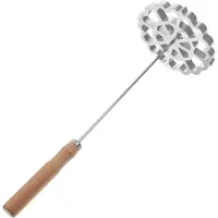 Typecat Bunuelos-muotti kahvalla, ruotsalainen ruusukevalmistaja, Timbale Rosettes -keksi, alumiinivohveli
