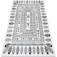 Rugsx Alfombra FUN Teepee para niños, indio, marco crema 240x330 cm