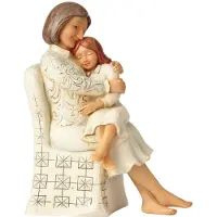 Enesco 6001558 Nainen istuu lapsen kanssa, moniv rinen