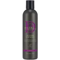 Design Essentials Restore -vitamiinihoito luonnollisille, kuiville ja vaurioituneille hiuksille, valkoinen, 8 fl oz