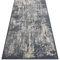 Rugsx Alfombra NAIN vintage 7591/50911 azul oscuro / beige 80x150 cm