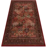 Rugsx Alfombra de lana KASHQAI 4309 300 oriental, marco burdeos 80x160 cm