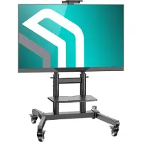 ONKRON siirrettävä TV-teline 50 - 90 jopa 90 kg TS1891 Musta