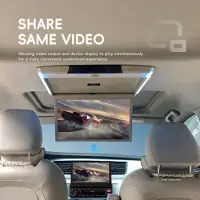 Torribaly Yhden DIN-paikan autostereo Carplaylla ja Android Autolla, 7 tuuman sisäänvedettävä...