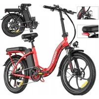 Fafrees Sähköpolkupyörä - - F20+ - 250W - 20AH - 25KM/H - Rengas 20*3,0 tuumaa