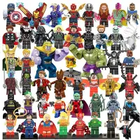 MaxPower 48 kpl Marvel Avengers Super Heroes minifiguurit Dc Block Set Fit Lego