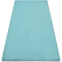 Rugsx Alfombra BUNNY Imitación de piel de conejo zafiro 140x190 cm
